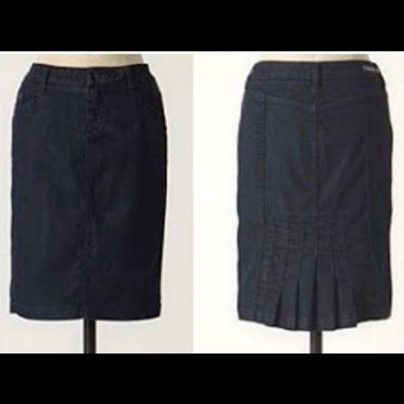 Anthropologie Dresses & Skirts - Level 99 Many Moods Denim Pencil Skirt